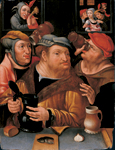 Jan Verbeeck - Tipplers in a Brothel